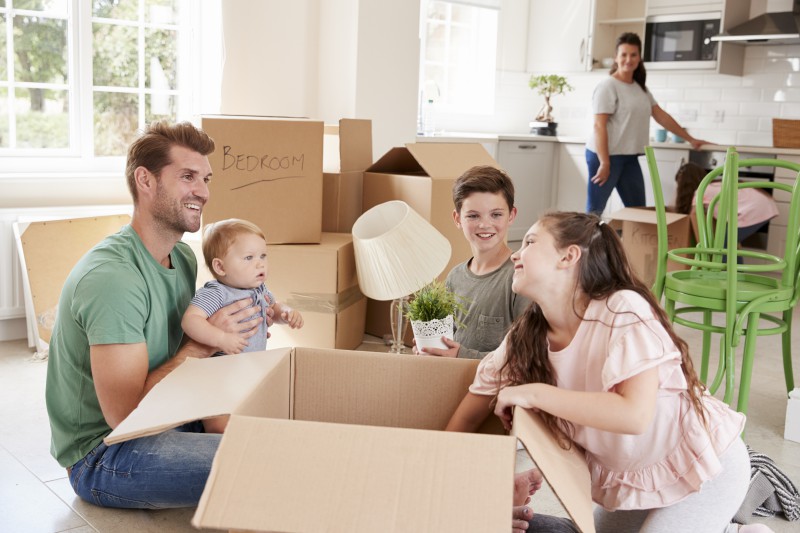 Как да се преместим с децата